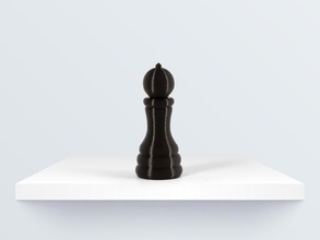 bishop pinshape ajedrez satranç alfil 3d print model - Mito3D