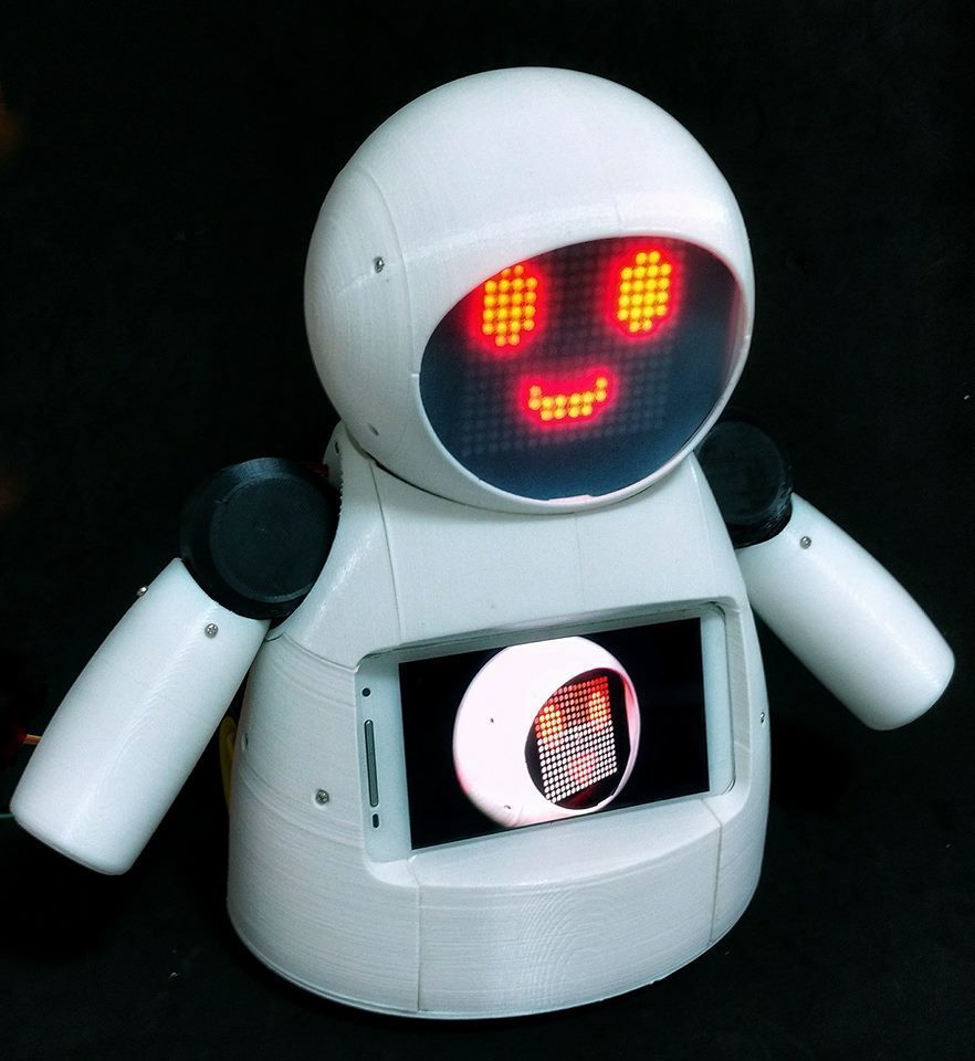 alegría robot rob alegria pinshape maker diy arduinouno arduino robótica robots Diseño 3d 3D print model - Mito3D
