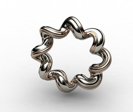 espiral pinshape elle joyas diseño concurso 3d print model - Mito3D