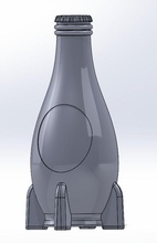 nuka cola garrafa pinshape fallout 4 3d print model - Mito3D