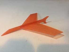 uçak oyuncak v3 2 Bölüm hızlı basit pinshape 3d tasarım 3d print model - Mito3D