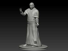 Papst Franziskus pinshape Vatikan vaticano saint francisco papa francis 3d print model - Mito3D