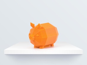 poly porcelet pinshape porcs cerdito animal 3d print model - Mito3D