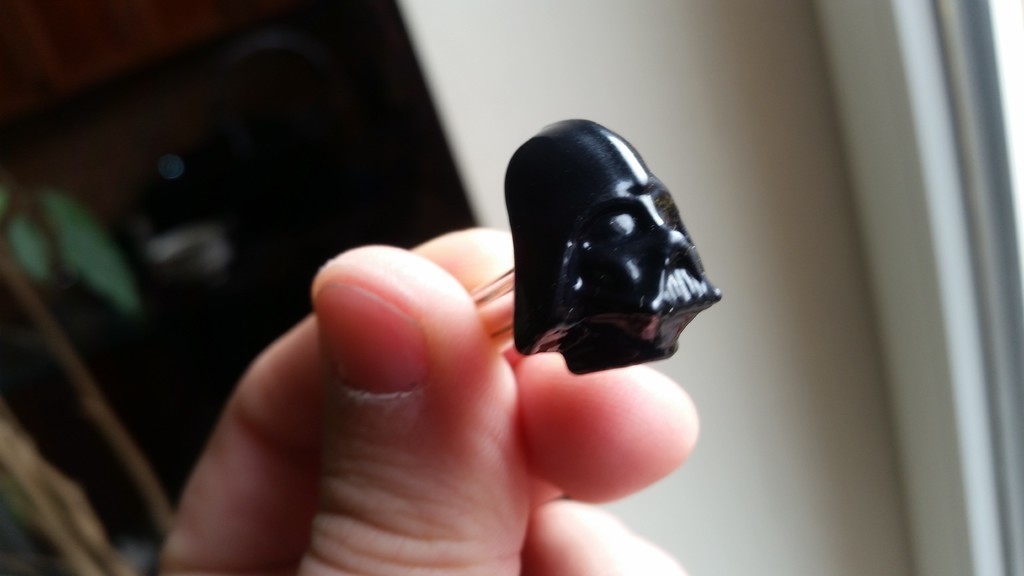 lord darth vader star wars shirt cufflink pinshape 3d-design 3D print model - Mito3D