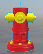 hydrant pinshape home-living pencil-cup fire-hydrant container vase 3d print model - Mito3D