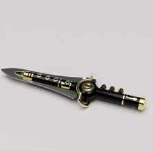 green ranger dragon dagger pinshape flute dragon-dagger -dagger- -mmpr green-ranger 3d print model - Mito3D