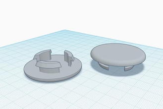 toyota sienna armrest cap pinshape 3d-design 3d print model - Mito3D