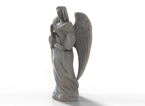 anjo escultura pinshape asas estátua 3d print model - Mito3D