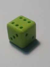 dice pinshape 3d print model - Mito3D