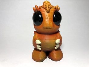 orango cucciolo drago pinshape fantasia monster giocattoli baby creatura 3d print model - Mito3D