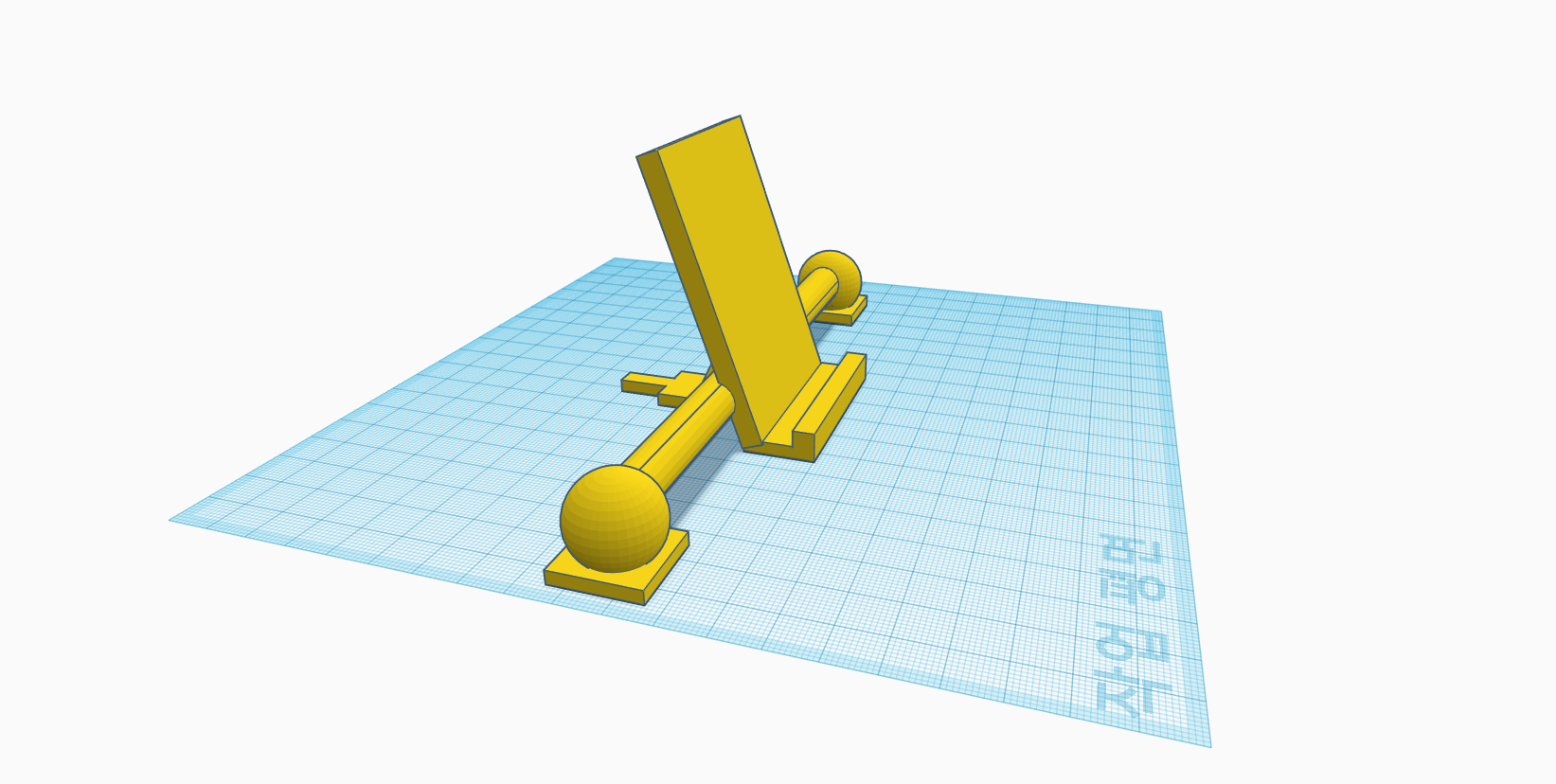 mancuerna soporte teléfono pinshape stand 3D print model - Mito3D