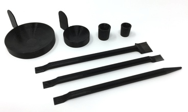 yedek kapaklar pinshape aplikatör epoksi tutkal araçları fırçalar yemekleri çanak fırça cap 3d print model - Mito3D