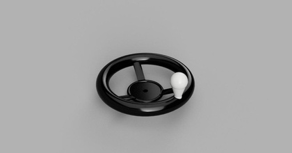 hand wheel pinshape 3d-design 3d print model - Mito3D