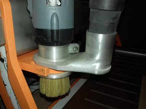 stepcraft dust extraction pinshape cnc-stepcraf 3d print model - Mito3D