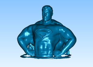 superman pinshape impressão 3d 3d print model - Mito3D