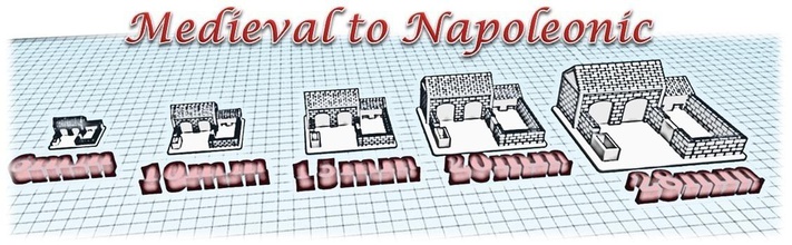 galinheiro wargame medieval napoleônicas pinshape napoleônico wargames warhammer frango porcos casa galinha 3d print model - Mito3D