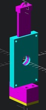 ghigliottina valvola pinshape disegno 3d 3d print model - Mito3D