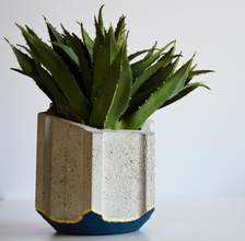 planter - 3d printable mold pinshape decor planters concrete 3d print model - Mito3D