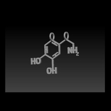dopamina pingente pinshape molécula ciência jóias 3d print model - Mito3D