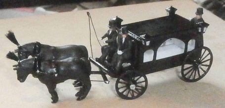 scaleprint horse drawn hearse 00 ho scale pinshape 3d-design 3d print model - Mito3D