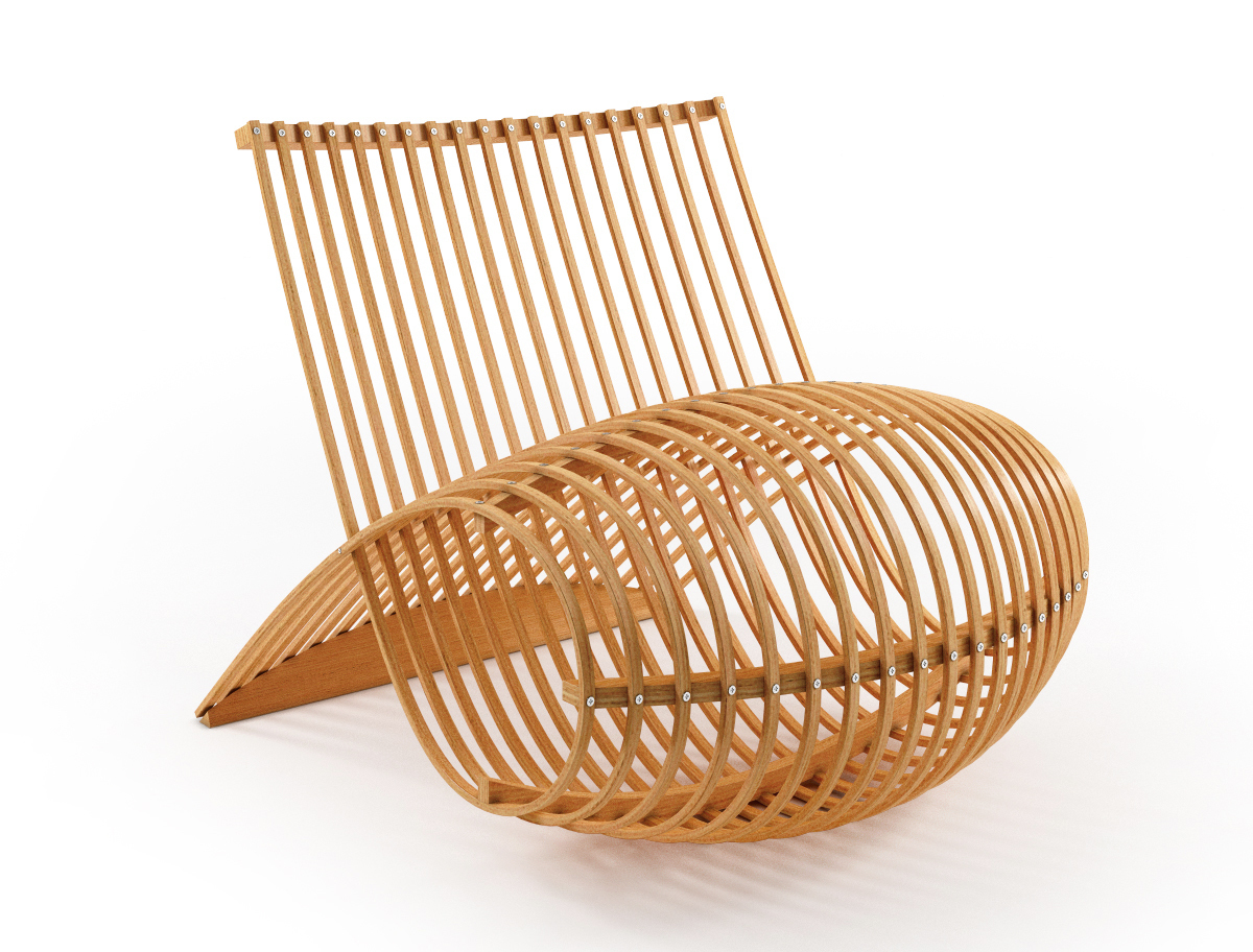 4 conjunto cadeiras pinshape cadeira 3D print model - Mito3D