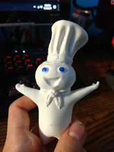 pillsbury doughboy pinshape happy 3d print model - Mito3D