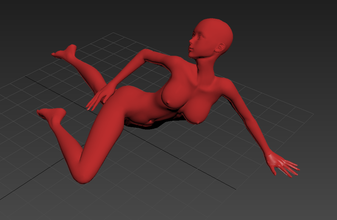 nude sexy anime girl dancing pose 2 nsfw pinshape 3d print model - Mito3D