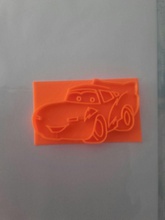 rayo mcqueen cortador galletas pinshape cookies cookiecutter coches Diseño 3d 3d print model - Mito3D