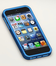 iphone 5 5s case bumper pinshape apple 3d print model - Mito3D