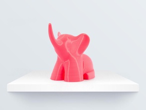 éléphant pinshape l'éléphant animal elefante 3d print model - Mito3D