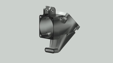 e3d v6 conducto ventilador pinshape Diseño 3d 3d print model - Mito3D