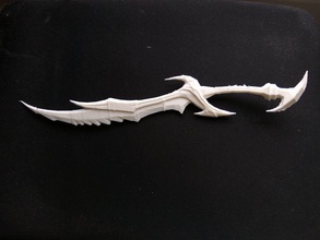 épée daedrique pinshape game design concours skyrim cosplay arme 3d print model - Mito3D