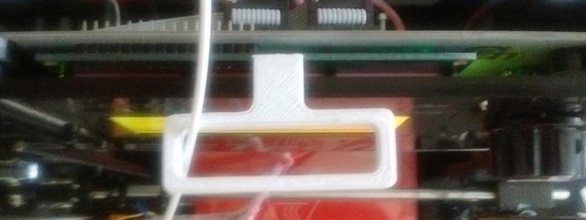 filament guide lcd wall pinshape 3d-design 3d print model - Mito3D