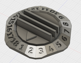 canavar Bankası pinshape gloomhaven kurulu oyun 3d print model - Mito3D