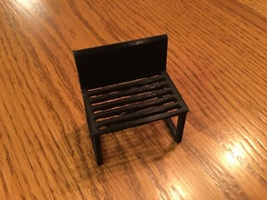 bench pinshape 3d-design 3d print model - Mito3D