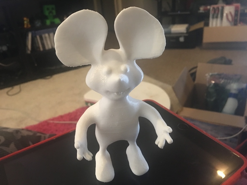 topo gigio pinshape disegno 3d 3D print model - Mito3D