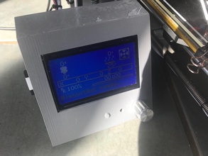 reprapdiscount gráfico inteligente controlador lcd vivienda pinshape i3 openscad impresión 3d impresora reprap glcd 3d print model - Mito3D