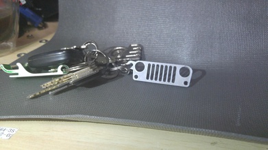 jeep jk key chain pinshape key-chain 3d print model - Mito3D