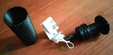 avancé fusible outil verrouillage pinshape électrique l'origami sécurité faux lock out 3d print model - Mito3D