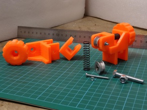axe tendeur courroie flsun cube pinshape ceinture 3d print model - Mito3D
