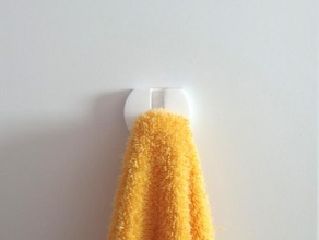 folding coat hook pinshape towel coat-hook 3d print model - Mito3D