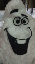 olaf snowman face parts pinshape face-parts 3d print model - Mito3D