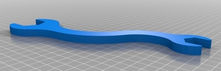 llave plana pinshape 3D print model - Mito3D