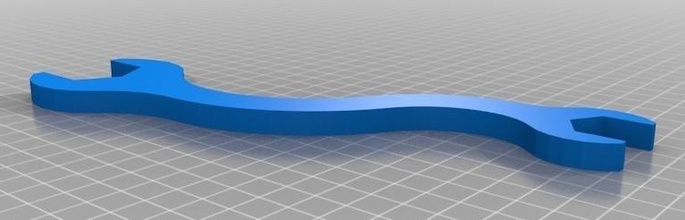 llave plana pinshape llave 3d print model - Mito3D