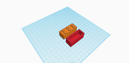 lego container pinshape lego-container 3d print model - Mito3D