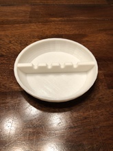 simple ash tray pinshape ashtray 3d print model - Mito3D