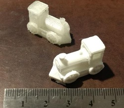 mexican train engine pinshape game-design-contest dominoes 3d print model - Mito3D