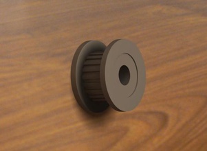 timing pulley 20t pinshape cad-design cad-model cad plastic-part 3d-printing timing-pulley 3d print model - Mito3D
