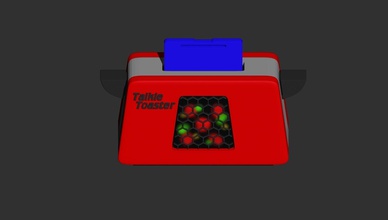 talkie tostapane sd pinshape scifi tv brindisi card titolare rosso nano 3d print model - Mito3D