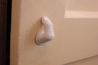 tirador pinshape cierre cremallera perilla halloween dedo cajón puerta 3d print model - Mito3D
